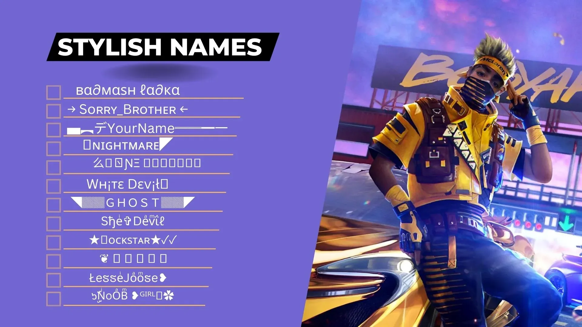 Stylish Symbol Nicknames That Instantly Stand Out Stylish symbol nicknames